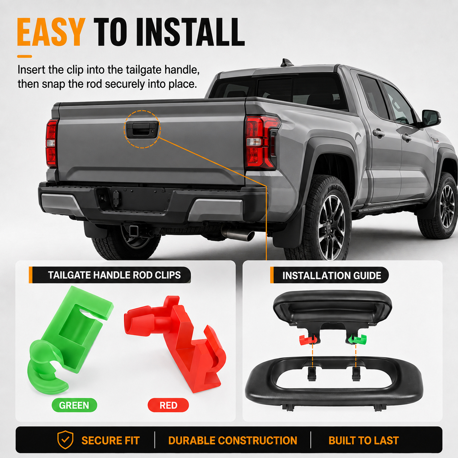 425 Pcs Car Push Retainer Clips & Automotive Fastener Kit, 19 Sizes 6-10mm Nylon Plastic Push Pins and Rivets for Bumper, Fender, Door Panel, Body Trim & Interior Exterior Repair, Includes Clip Remo - Image 8